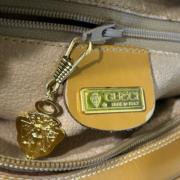 Gucci Round Canteen Crossbody Bag Vintage Rare Micro GG Circle Messenger XL - Picture 4 of 17